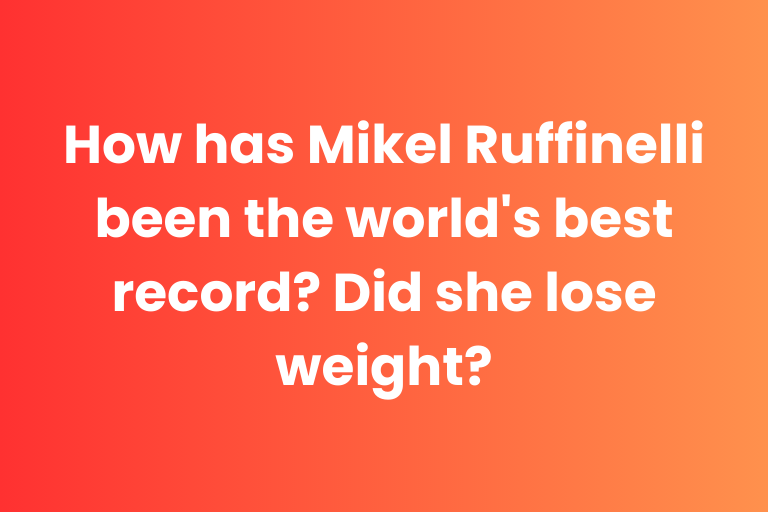 Mikel Ruffinelli Did she lose weight