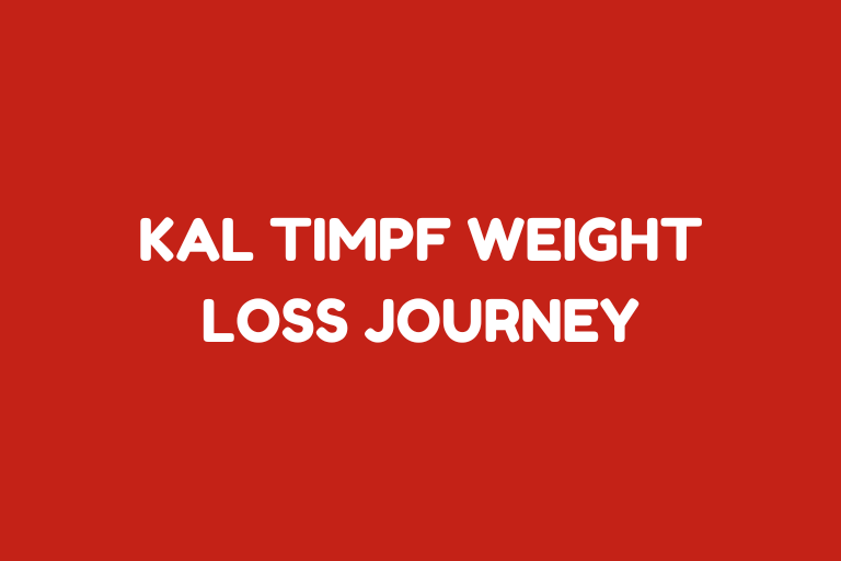 Kal Timpf Weight Loss Journey: Unveiling the Secrets Behind Her Transformation